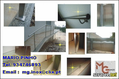 Portões Varandas Escadas Gradeamentos em Inox 