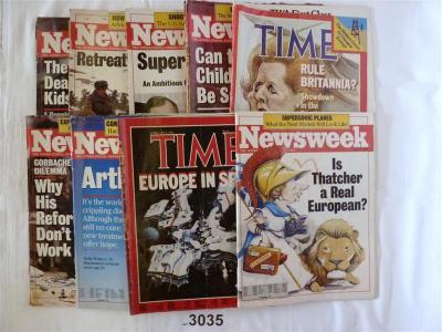 revistas newsweek e time antigas