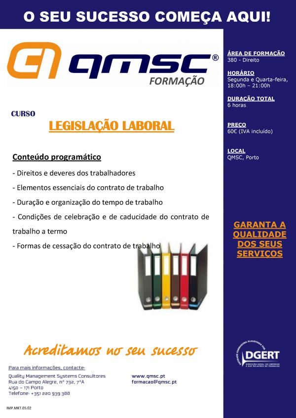 Curso Legislação Laboral