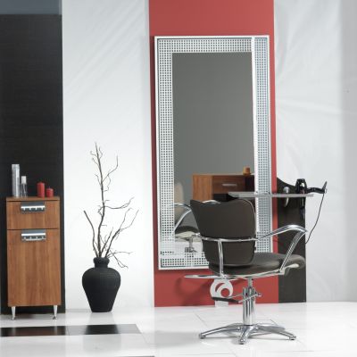 MOBILIÁRIO DE SALÃO DE CABELEIREIRO