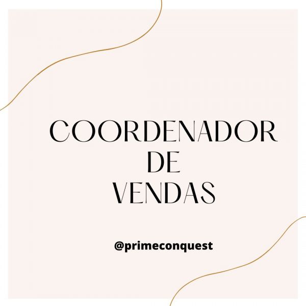 Coordenador de vendas