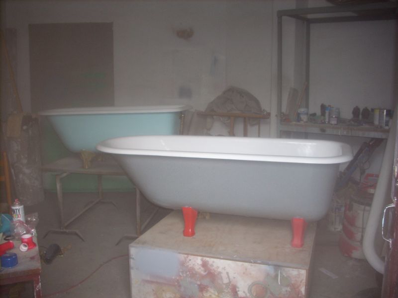 Banheiras Victorianas com pés (restauradas)