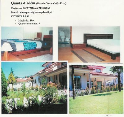 Alugo T0(s) mobilados-despesas incluídas-Paços de Ferreira