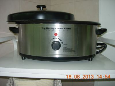 KIT Pedras quentes- Panela e pedras-120€