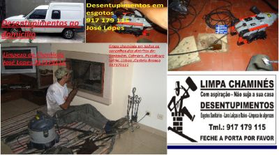 limpeza de chamines   Limpa   desentupimentos de esgotos Leiria