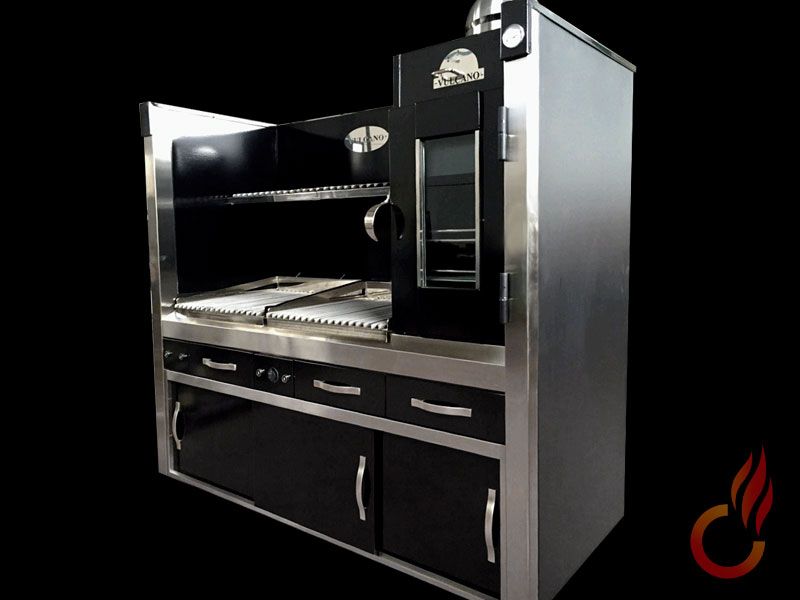 Vulcano Gres: fornos de brasa, grelhadores, assadores de frango, rodizios… 