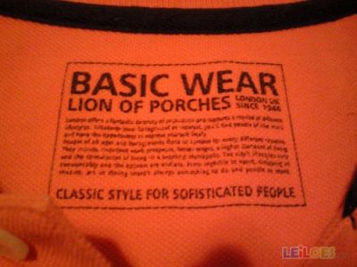 Polo Lion Of Porches Laranja