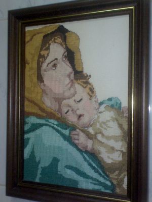 Quadros em ponto cruz