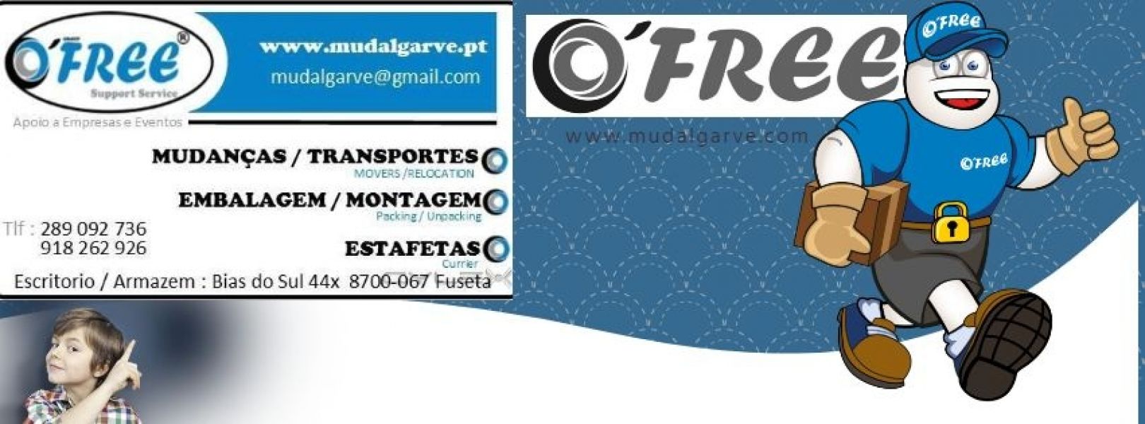 Estafetas/Transportes Mudanças no Algarve