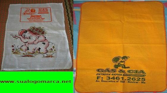 Presentei seu cliente e fidelize-o com a sua empresa dando brindes de panos de prato com propaganda