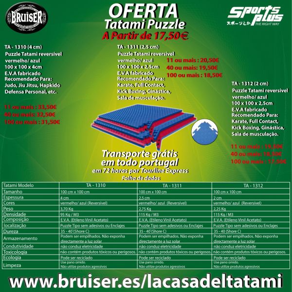 Tatami puzzle apartir de 15 euros