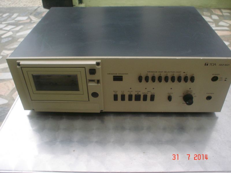 Deck Cassetes para Anunçios Programaveis