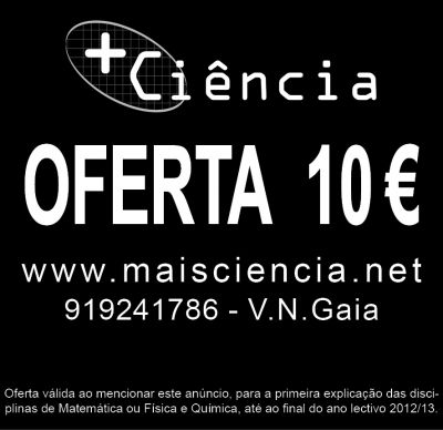 Explicações: OFERTA 10€ 