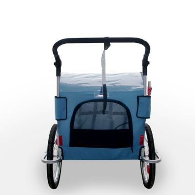 Atrelado bicicleta para 2 crianças c/ suspensao NOVO