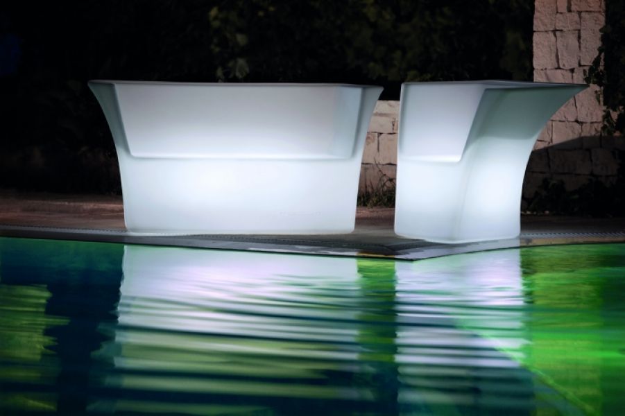 Sofá com luz de led Cairo