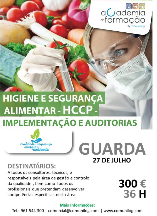 Curso de HACCP - Higiene e Segurança Alimentar - Auditoria e Implementação