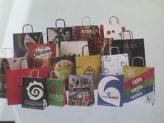 SACOS DE PAPEL - SACOS DE PLÁSTICO - SACOS DE TECIDO - ETIQUETAS AUTOCOLANTES - FITAS AUTOADESIVAS -