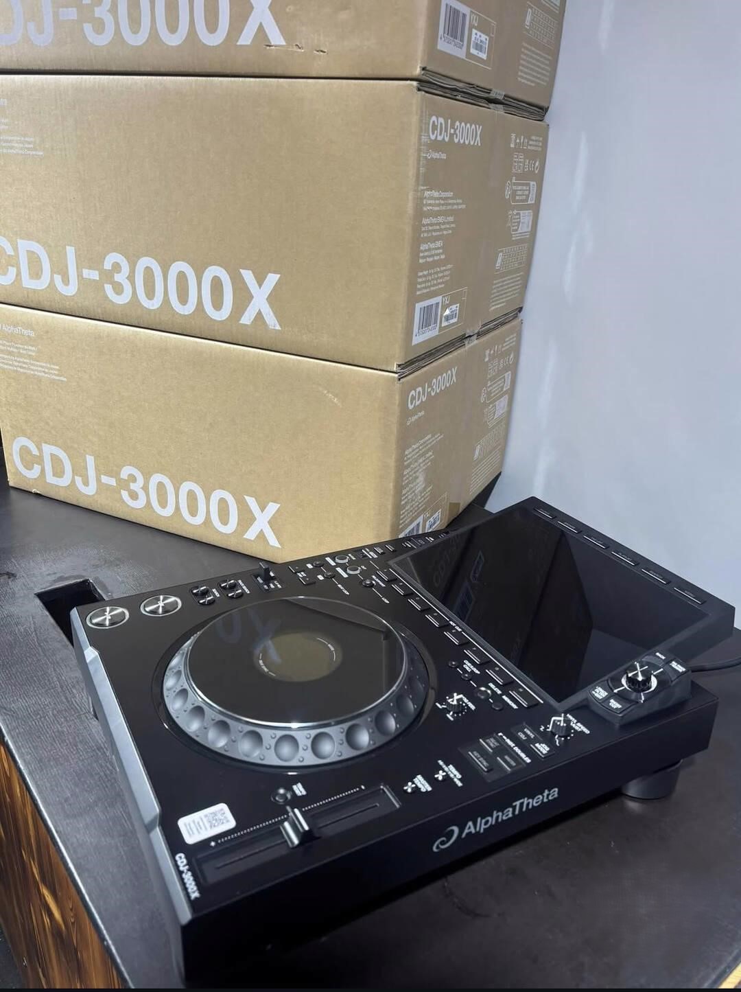AlphaTheta CDJ-3000X, Pioneer CDJ-3000, Pioneer DJM-A9, CDJ-2000NXS2, DJM-900NXS2, Pioneer DJM-V10, AlphaTheta Euphonia