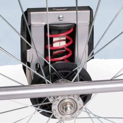 Atrelado bicicleta para 2 crianças c/ suspensao NOVO