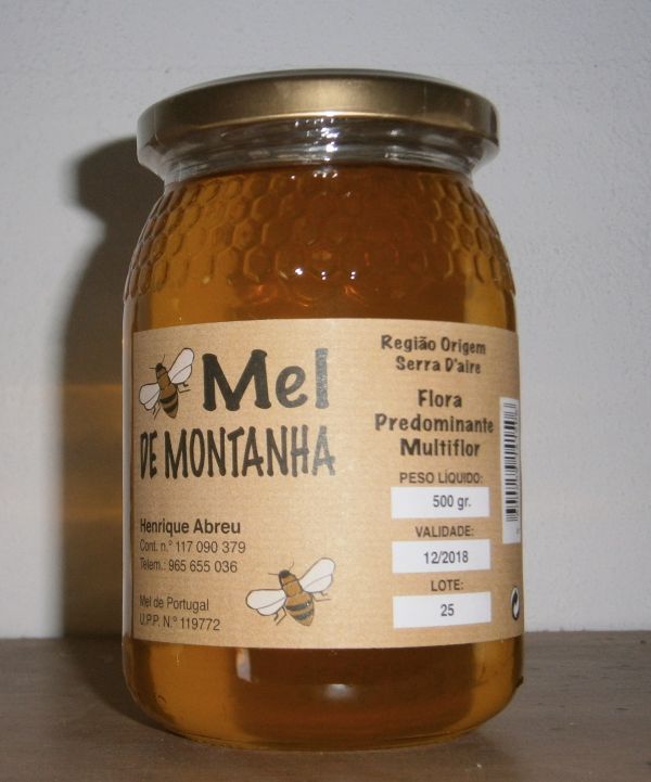 Mel a granel e em frasco