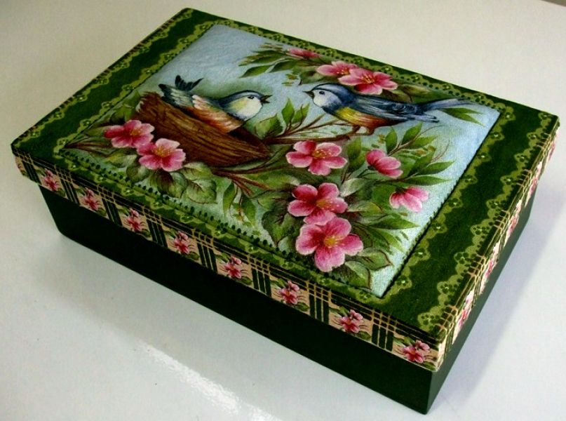 Materiais para decoupage...