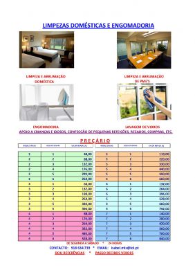 Limpezas Domésticas e Engomadoria