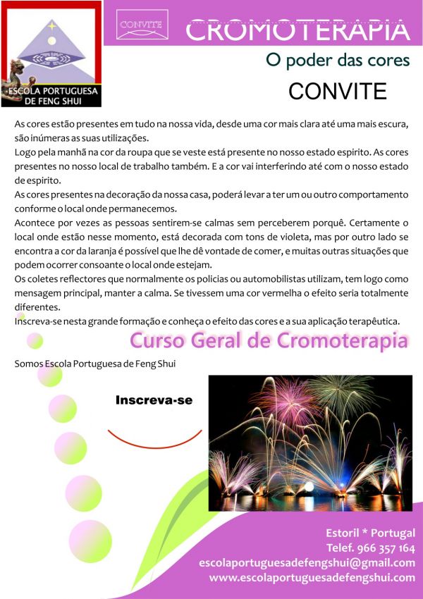 Curso Geral de Cromoterapia