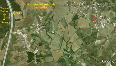Vendo Terreno na Patameira - Torres Vedras a 5 minutos da A-8 todo dentro do perímetro urbano!