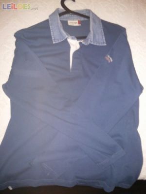 Polo Tiffosi Denim Azul - Tamanho L