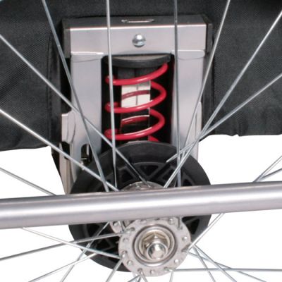 Atrelado bicicleta para 2 crianças c/ suspensao NOVO