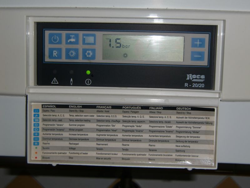 Caldeira Mural Roca + Esquentador Vulcano