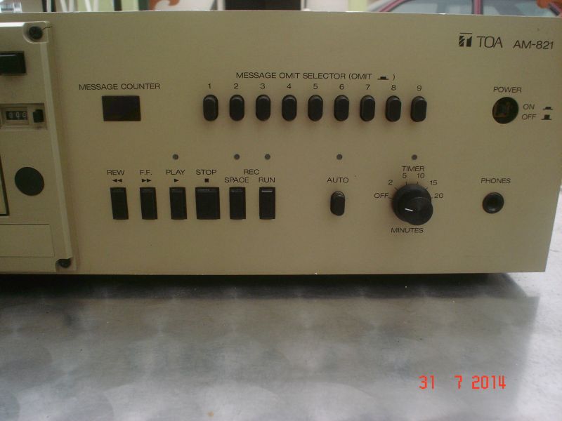 Deck Cassetes para Anunçios Programaveis