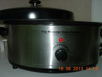 KIT Pedras quentes- Panela e pedras-120€