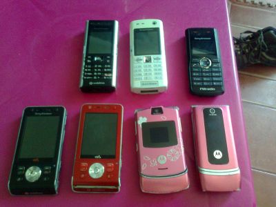 varios telemoveis pra peças 