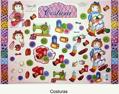 Materiais para decoupage...