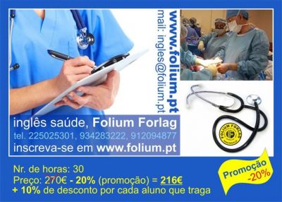 Cursos norueguês, sueco, alemão, francês e inglês saúde / negócios / jurídico