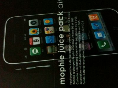 Capa com Bateria MOPHIE juice Pack air para IPHONE 3g/3Gs