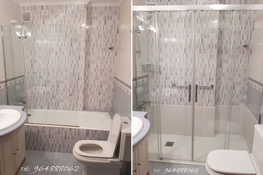 Substituição Banheira por Duche