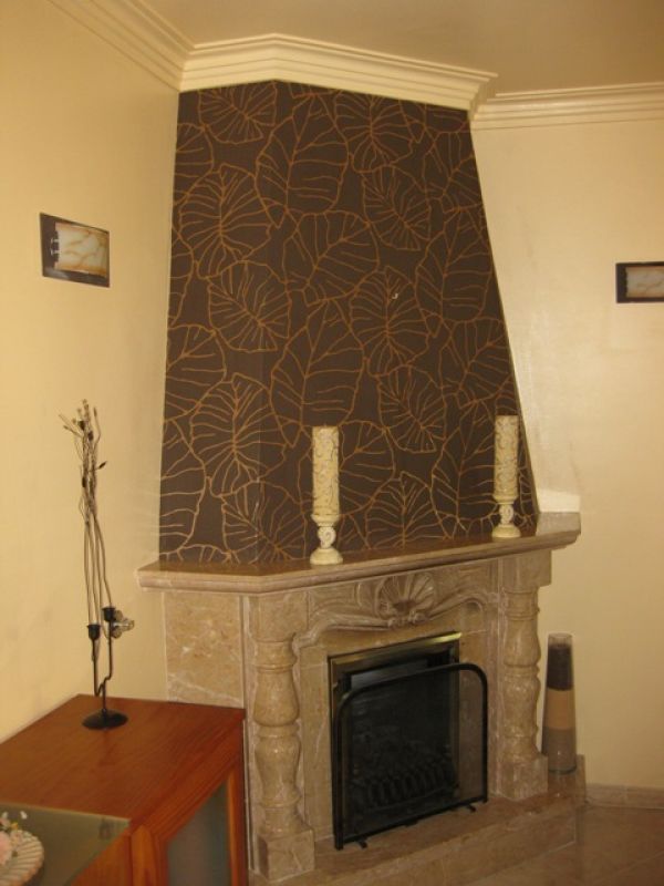 Aplicação de papel de parede