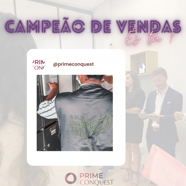 Campeão de vendas. És tu?