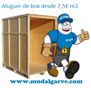 Transportes/Mudanças/Armazenagem/Aluguer de espaços