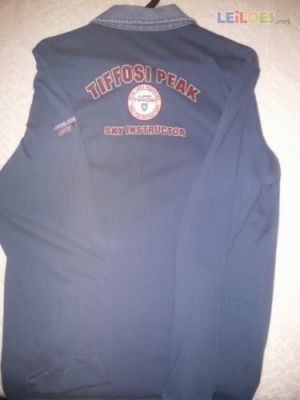 Polo Tiffosi Denim Azul - Tamanho L