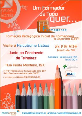 Formação de Formadores CAP Lisboa 2x 149,50!