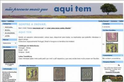 Filatelia - Loja Aqui Tem