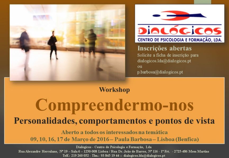 Compreendermo-nos - Personalidades, comportamentos e pontos de vista