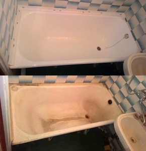 Renovação banheiras.