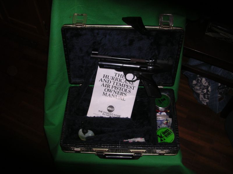 Pistola de Pressão de Ar de Competição Desportiva Webley Hurricane