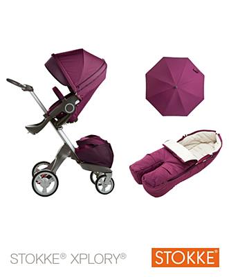  2012 Stokke Stroller Xplory completa recém-nascido