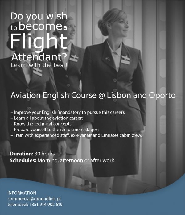 Curso de Inglês para Assistentes de Bordo