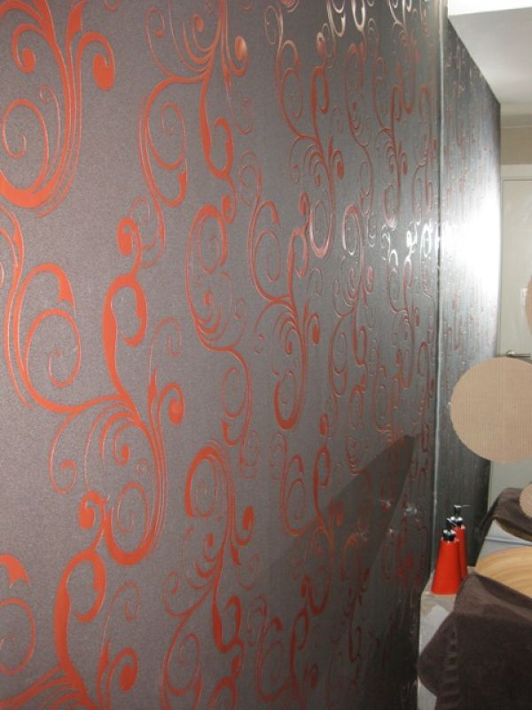 Aplicação de papel de parede